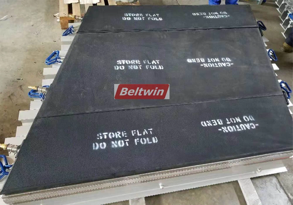 Vulcanisateur de bande transporteuse en caoutchouc à cordon en acier de 3000 mm de large DSLQ-S