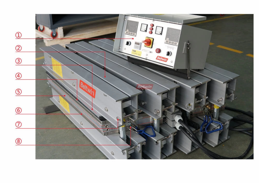 Vulcanisateur de bande transporteuse en caoutchouc à cordon en acier de 3000 mm de large DSLQ-S