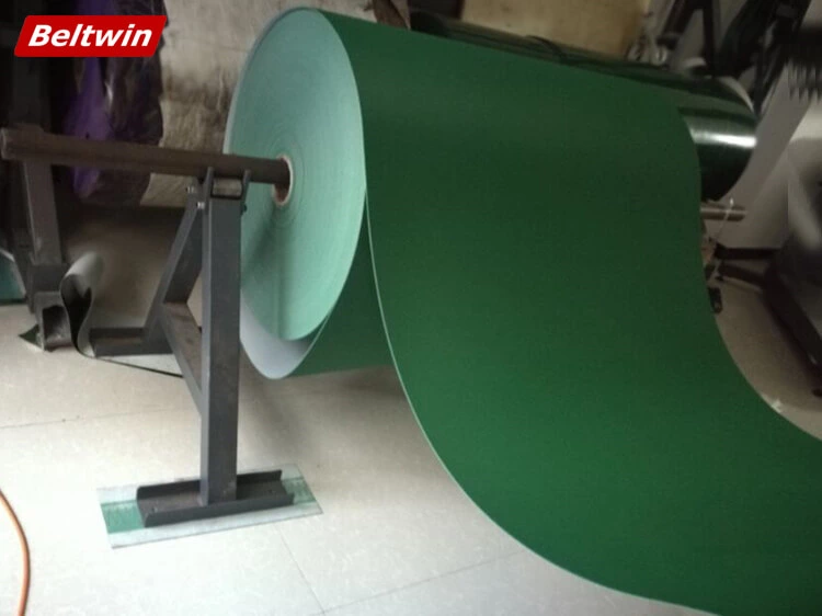 Support de type A pour rouleau de bande transporteuse en PVC PU