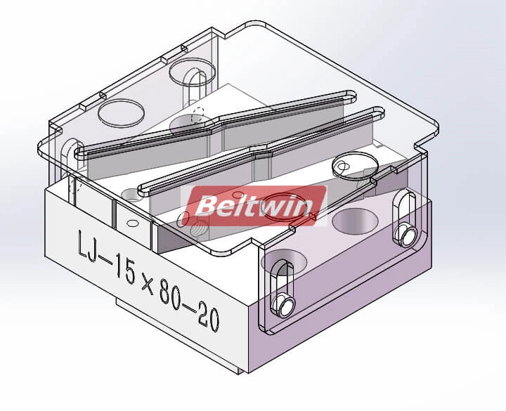 Perforateur automatique de doigt de ceinture d'unité centrale de PVC TB1000-4000