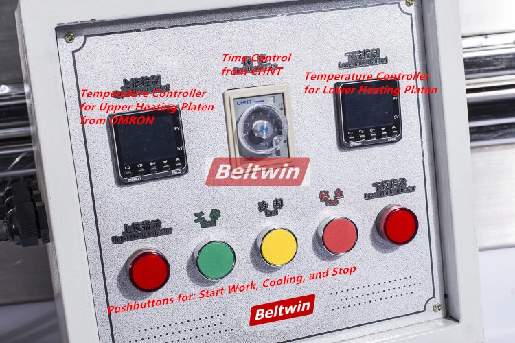 Presse à épisser les courroies de refroidissement par eau, corps en acier inoxydable PB600-1600