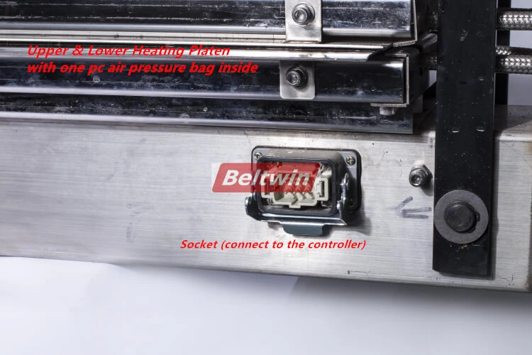 Presse à épisser les courroies de refroidissement par eau, corps en acier inoxydable PB600-1600