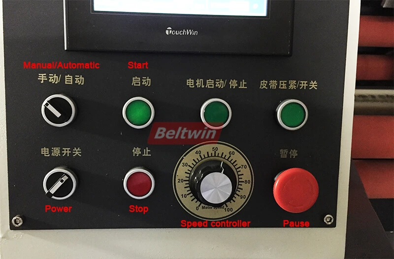 Machine de perforation de bande transporteuse de 2000 mm de large pour ceinture en caoutchouc PVC PU