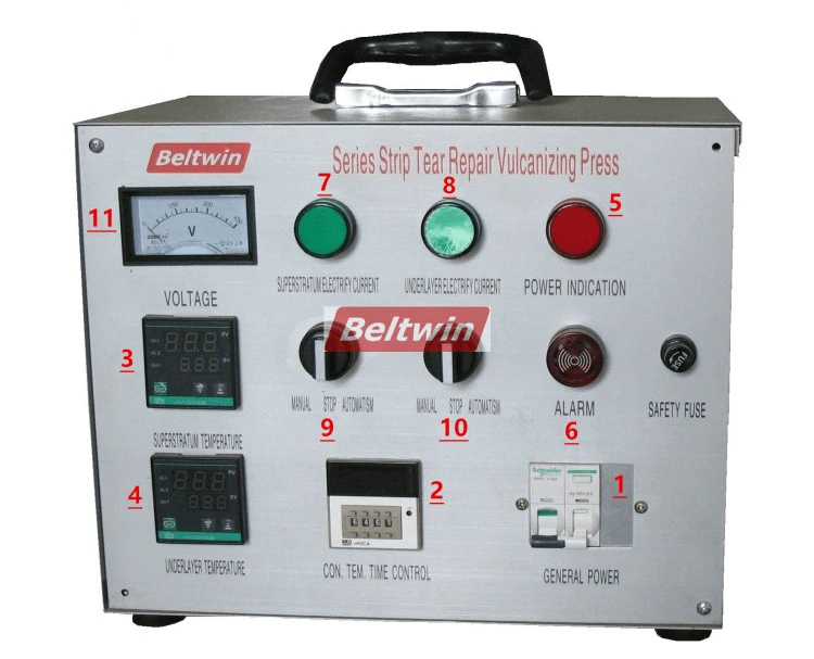 Vulcanisateurs de réparation de bords | Presse de vulcanisation de réparation pour bande transporteuse en caoutchouc