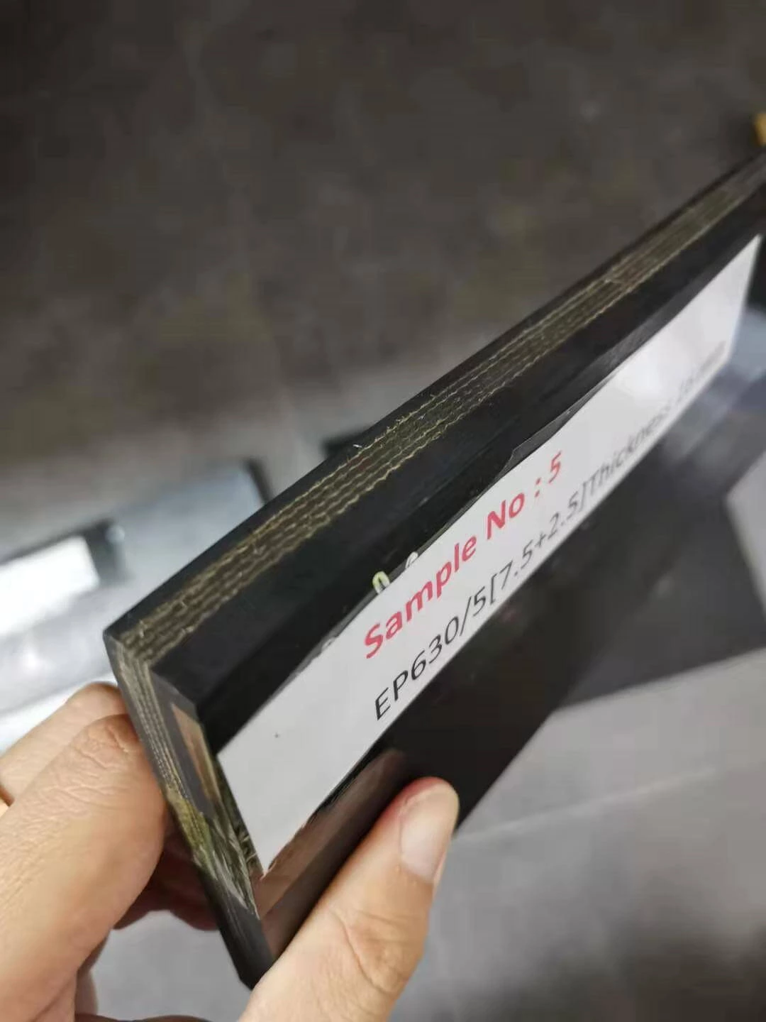 Perçage de trous de machine de perforation de bande transporteuse en caoutchouc EP