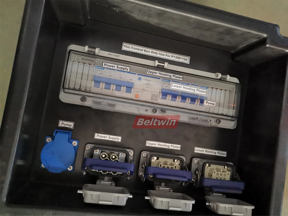 Corps en alliage d'aluminium PC2100-4200 de presse d'épissure de ceinture de refroidissement par l'eau