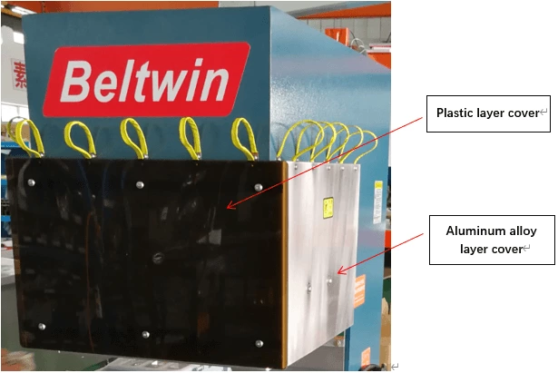 Machine de soudage de courroie haute fréquence QA-1000H pour guides en V/taquets/parois latérales