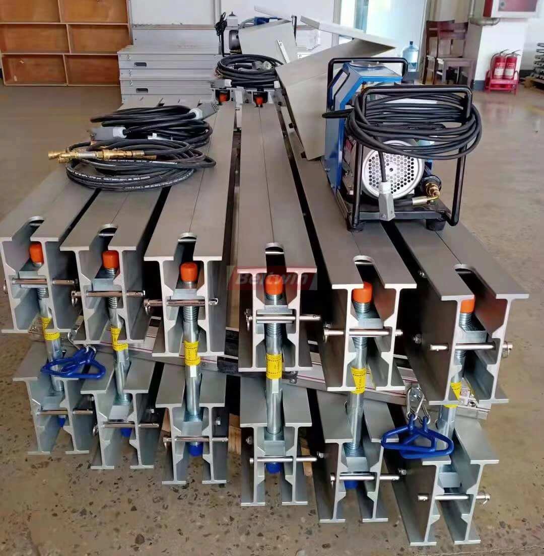 Image de livraison de 2 ensembles de vulcanisateur - largeur 1200 mm avec plaque chauffante taille 690 * 1380 mm et largeur 1400 mm avec 1220 * 1600 mm