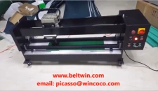 Machine de découpe automatique de perforateur de doigt de ceinture d'unité centrale de PVC