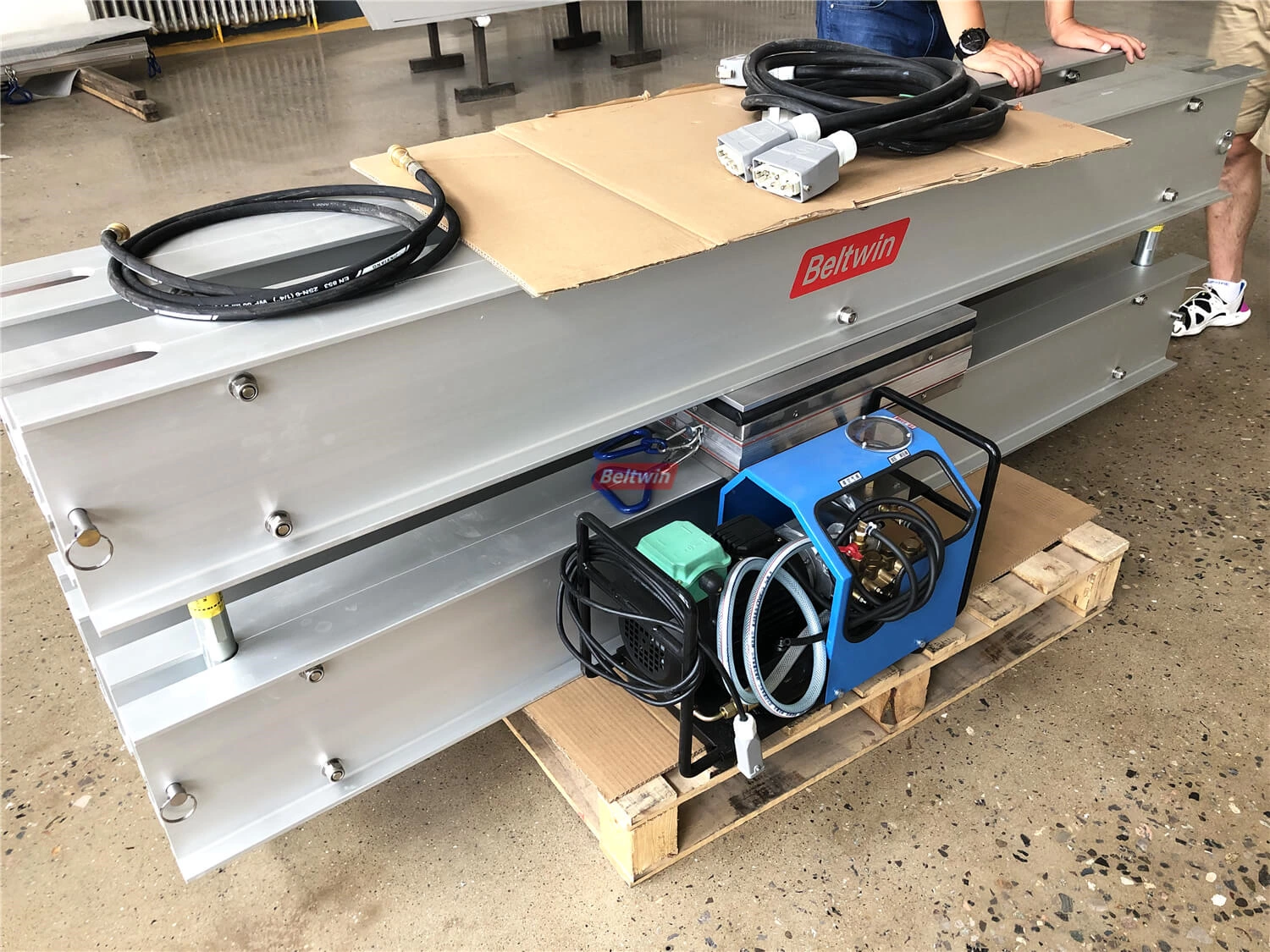 Vulcanisateur de réparation de courroie en caoutchouc Beltwin pour courroie de 1600 mm