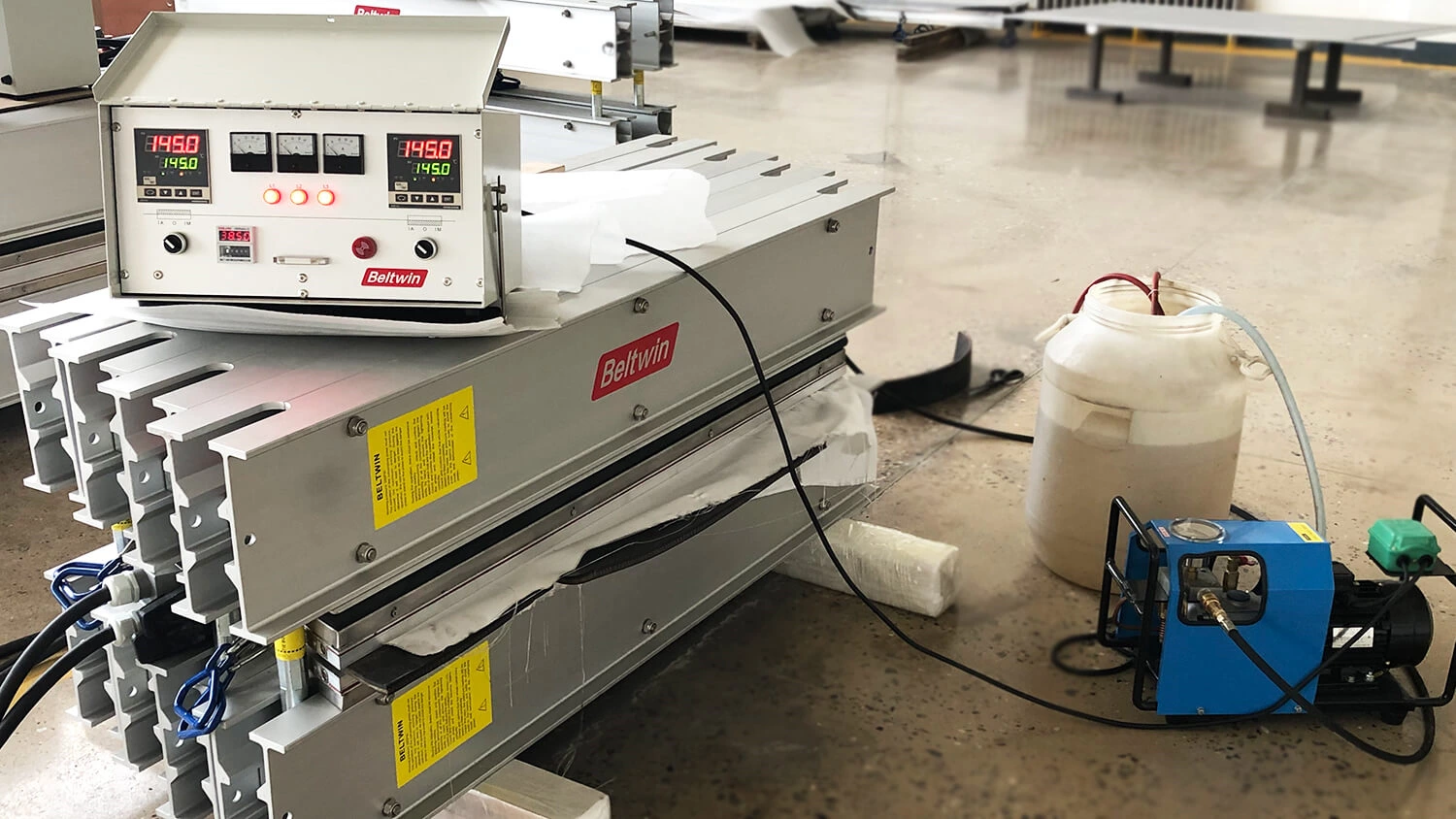 Vulcanisateur de courroie en caoutchouc Beltwin pour courroie de 1200 mm