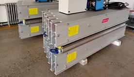 Livraison Deux ensembles vulcanisateur DSLQ-S 870x2100mm Aux États-Unis (200PSI, 22Degree, Peut être utilisé pour une largeur de bande de 1800mm)
