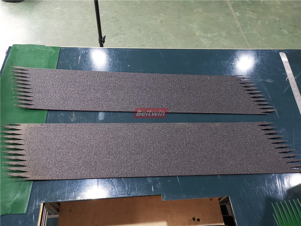 Comment épisser une courroie PVK par une presse à refroidissement par air et un poinçon automatique-1