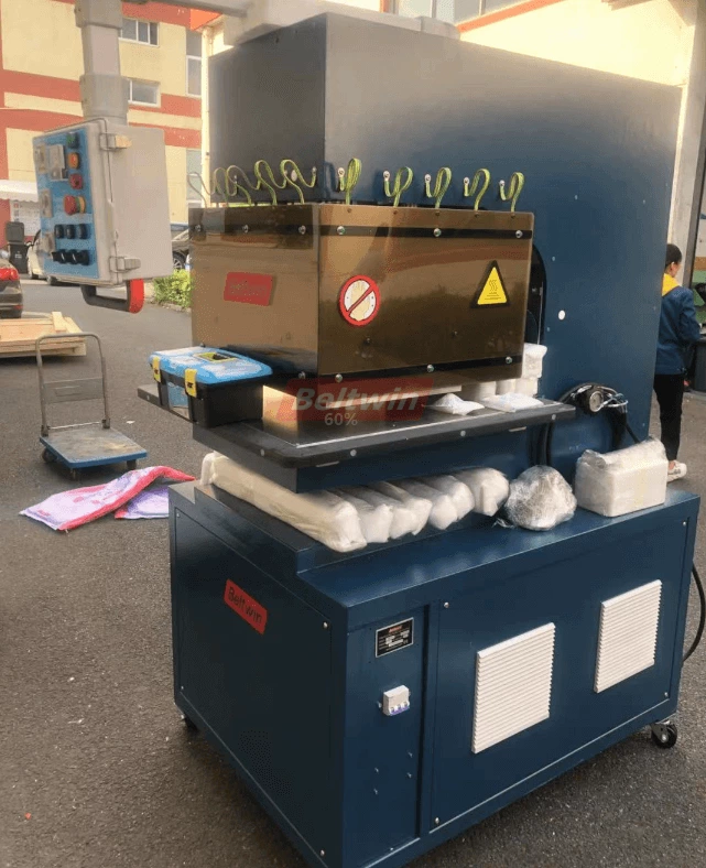 Presse de refroidissement par Air 3 pièces PA300/PA600/PA1500 + Machine HF 12KW + Machine de soudage Guide 1M expédiée en allemagne