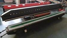 Opération complète de presse chaude de joint de refroidissement par air de ceinture d'unité centrale de PVC pour la ceinture de largeur de 3000mm