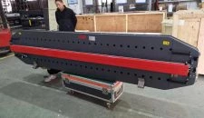 Presse chaude de joint de refroidissement par air de ceinture d'unité centrale de PVC pour la ceinture de largeur de 3000mm