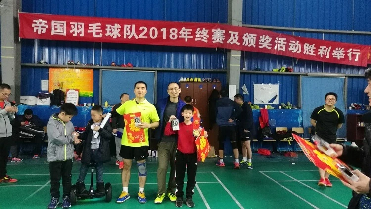 Finales 2018, le club de badminton Beltwin a remporté la deuxième place !!!