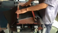 Courroie de tapis roulant à joint de presse d'épissure de refroidissement par air