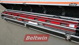 La commande du client brésilien : Presse de refroidissement par air 900 mm et 2100 mm