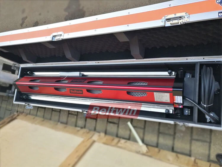 Livraison de presses de refroidissement par air et de poinçons manuels Beltwin en Nouvelle-Zélande