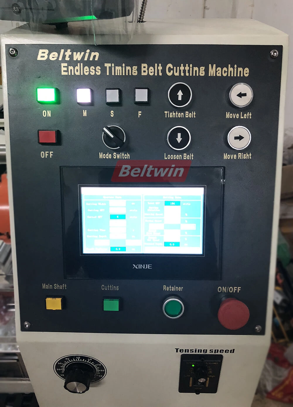 Livraison automatique de la machine de découpe à bande sans fin Beltwin en Thaïlande