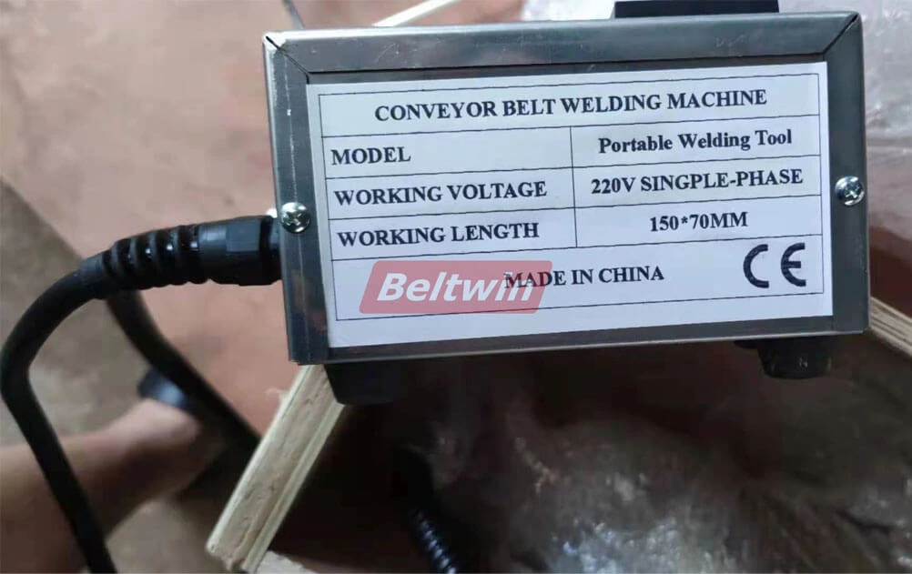 Presse à joint chaud de fer de soudure de ceinture de téflon de PTFE portative