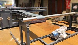 Test et livraison de la machine de guidage de ceinture 3000 mm aux Pays-Bas