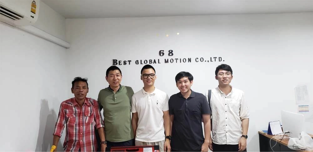 Beau voyage pour visiter les clients thaïlandais 2019