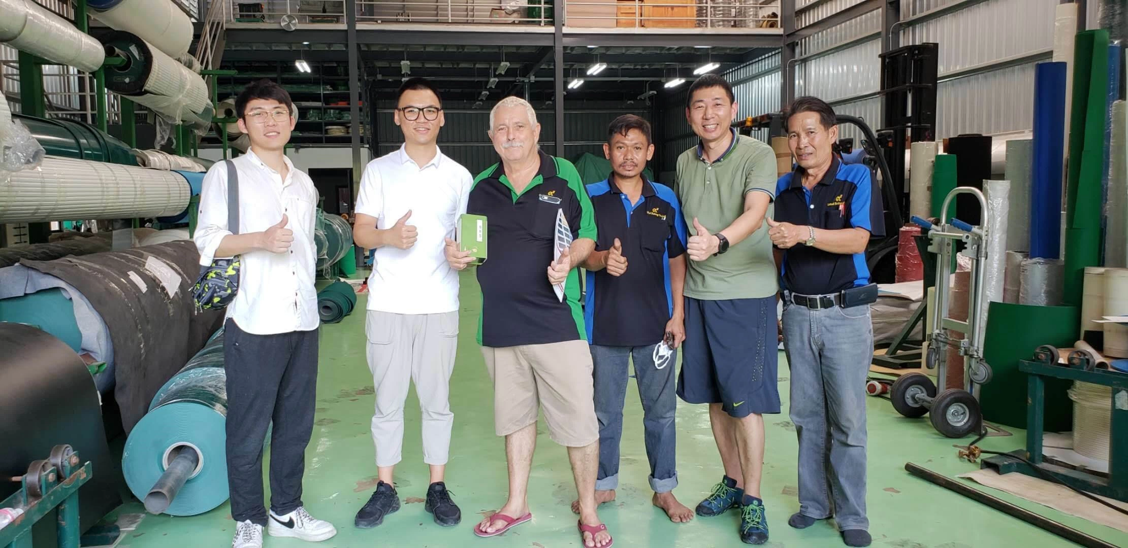 Beau voyage pour visiter les clients thaïlandais 2019