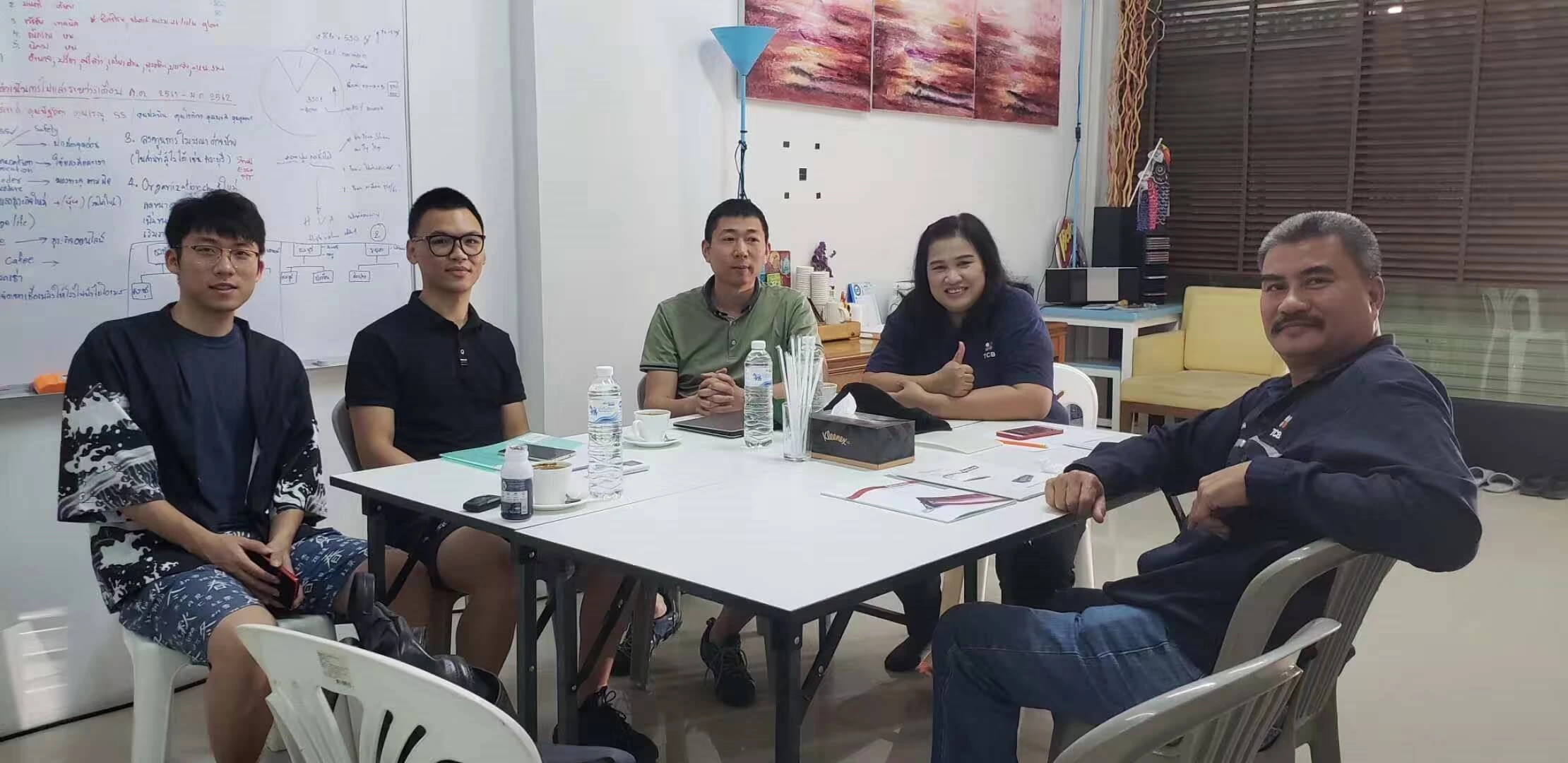 Beau voyage pour visiter les clients thaïlandais 2019