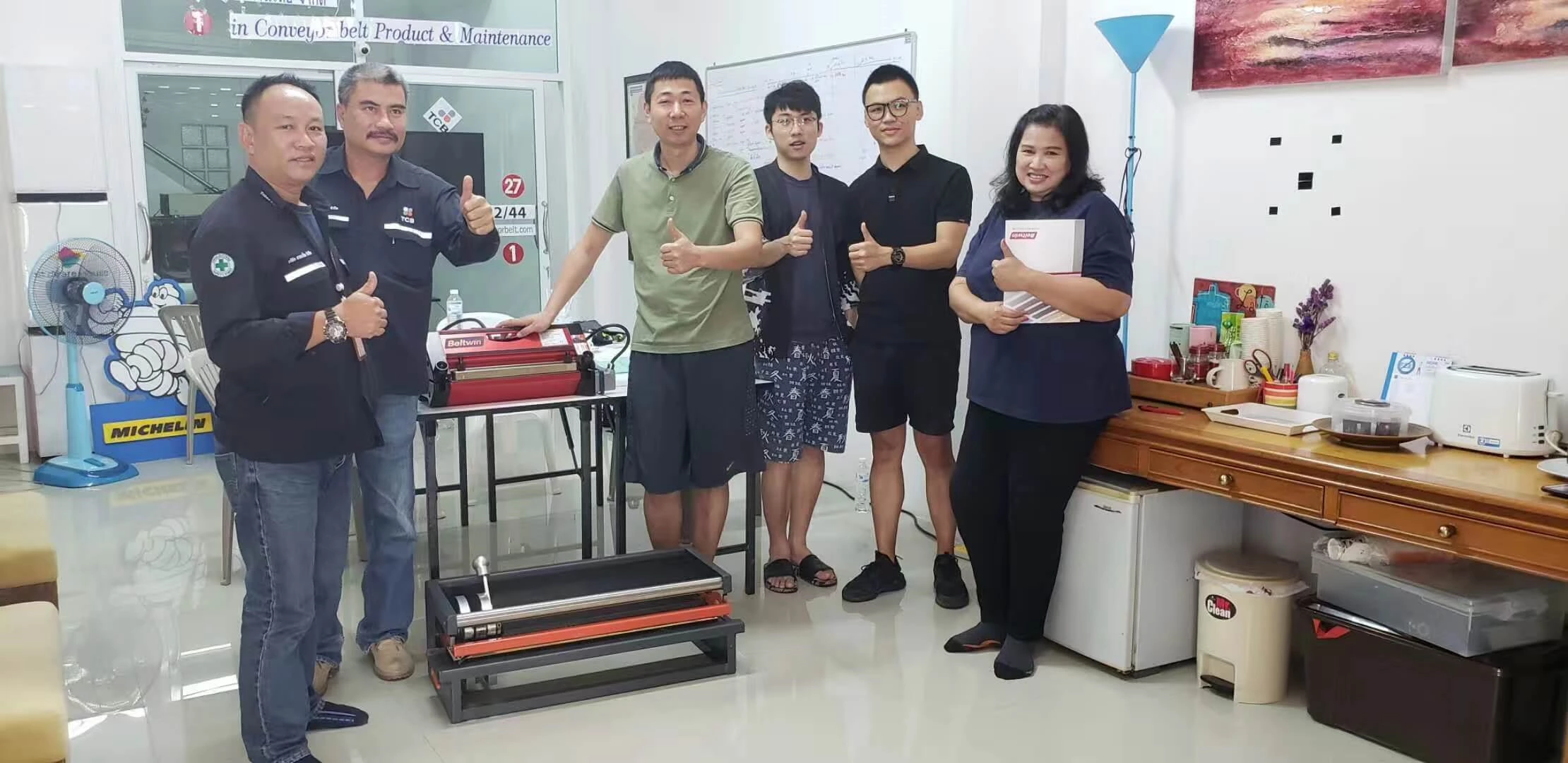 Beau voyage pour visiter les clients thaïlandais 2019