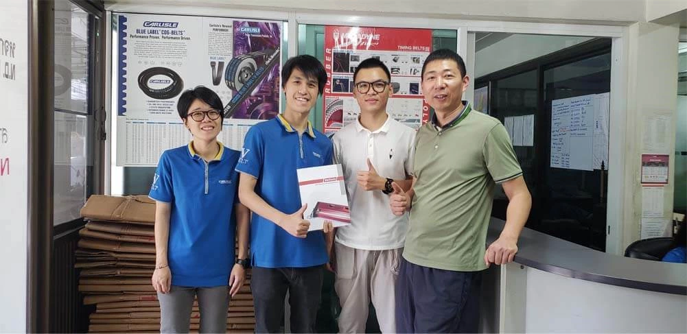 Beau voyage pour visiter les clients thaïlandais 2019