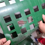 Poinçonneuse de trous ovales carrés ronds de ceinture d'unité centrale de PVC de 2000mm large