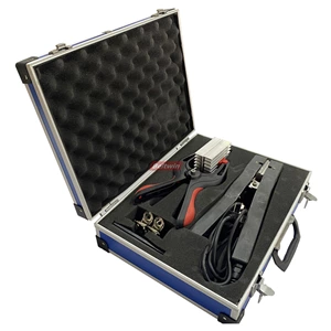 Presse à pince chauffante pour bande tangentielle d'épissure de métal, bande de machine, bande de transport et de processus