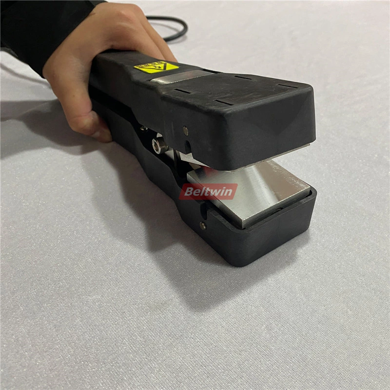 Presse à pince chauffante pour bande tangentielle d'épissure de métal, bande de machine, bande de transport et de processus