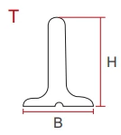 Taquet de PVC/PU/paroi latérale/guide