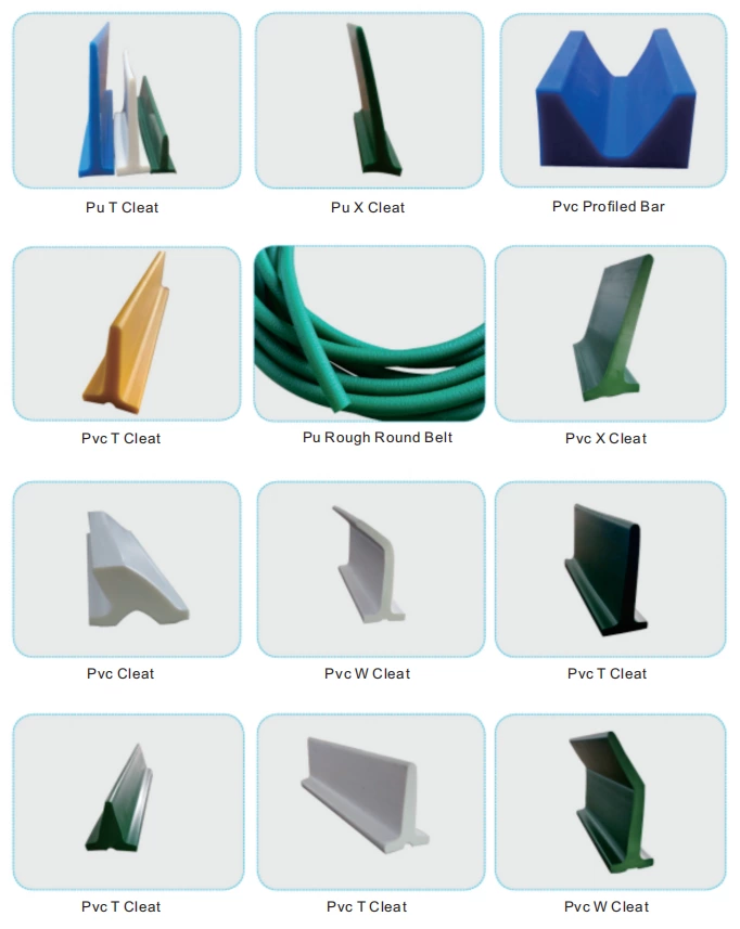 Taquet de PVC/PU/paroi latérale/guide