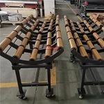 Rack avec rouleaux pour rouleaux de matériau de bande transporteuse PVC PU
