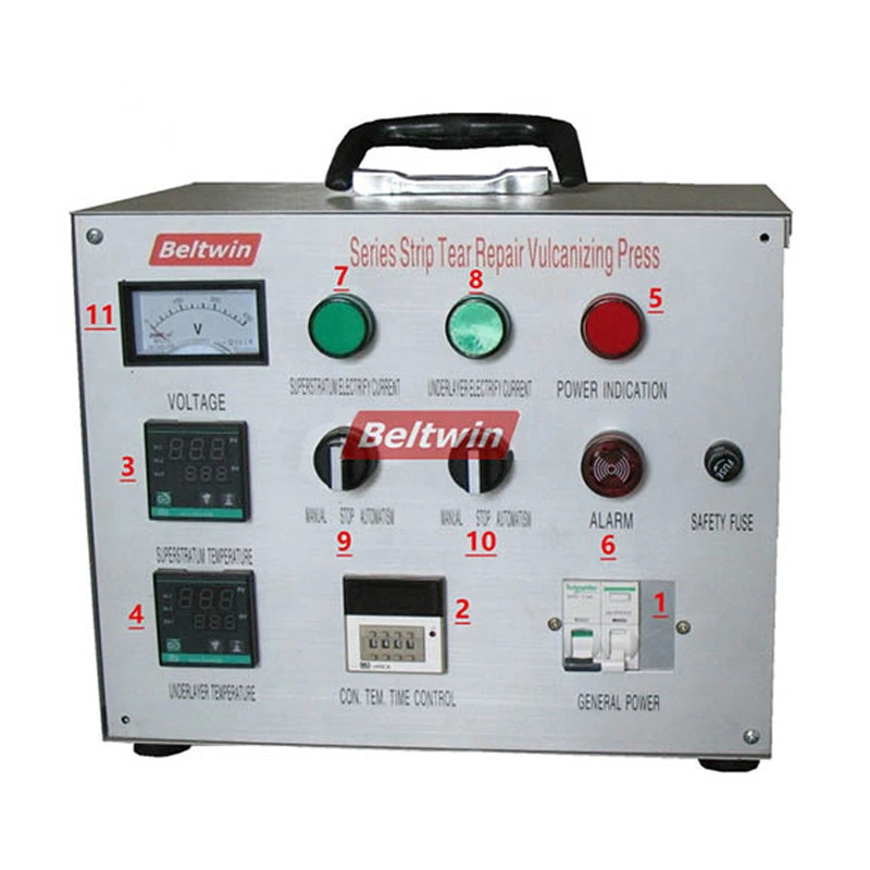 Vulcanisateur de réparation localisée | Presse de vulcanisation de réparation pour bande transporteuse en caoutchouc