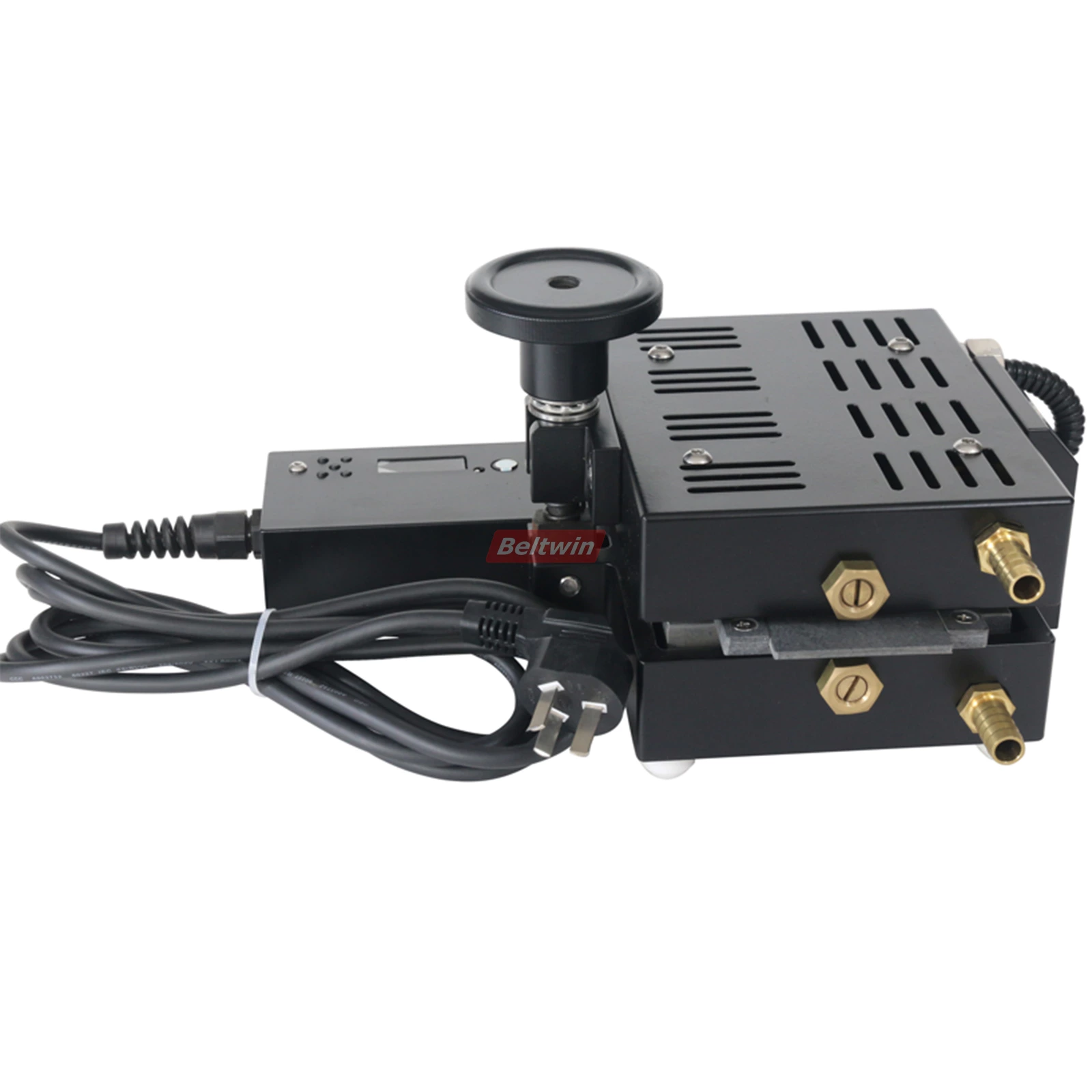 Presse à pince chauffante pour bande tangentielle d'épissure de métal de 110 mm de largeur, bande de machine, bande de transport et de processus