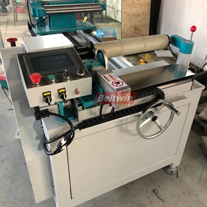 Machine de découpe de courroie de distribution/refendeuse de courroie sans fin (entièrement automatique)