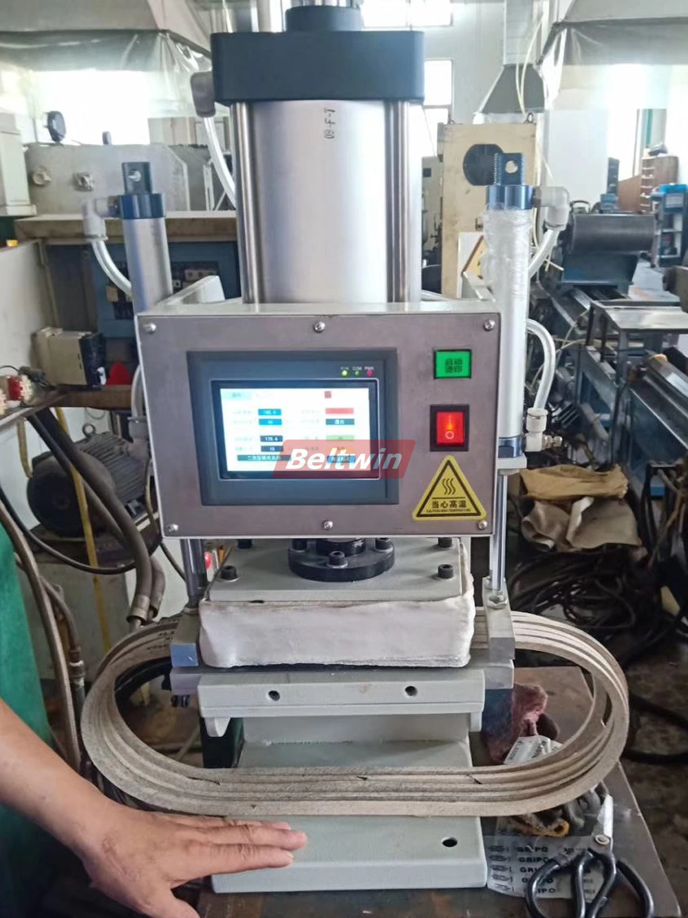 Machine d'impression de courroie de distribution 120mm