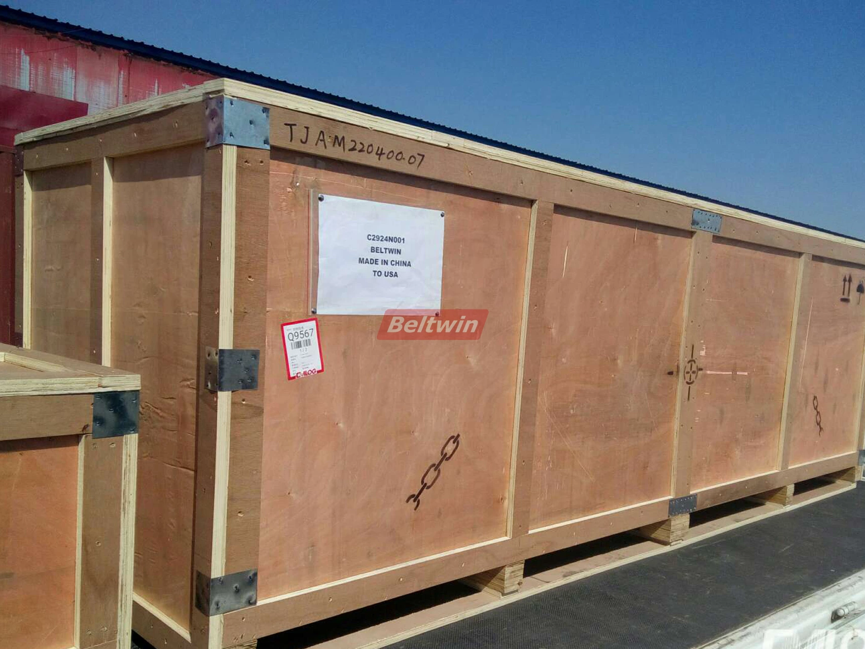 Journal de livraison (Vulcanisateur DSLQ-S 3786 EB Beams to USA) 2022.04.08