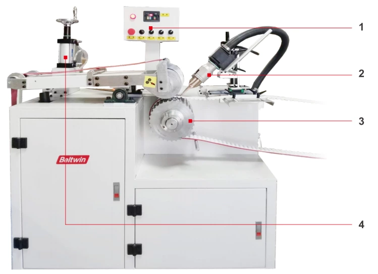 Machine de revêtement de courroie de distribution en PU QC180C