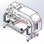 Machine de poinçonnage de courroies de distribution