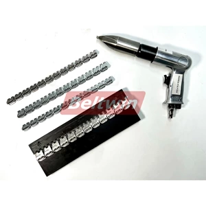 Machine à lacer les rouleaux pneumatiques