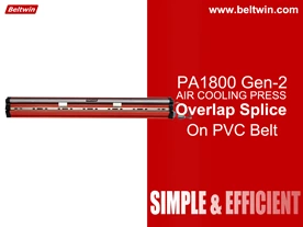 Ceinture convoyeuse Air refroidissement épaisseur presse chevauchement joint PVC ceinture PA-1800