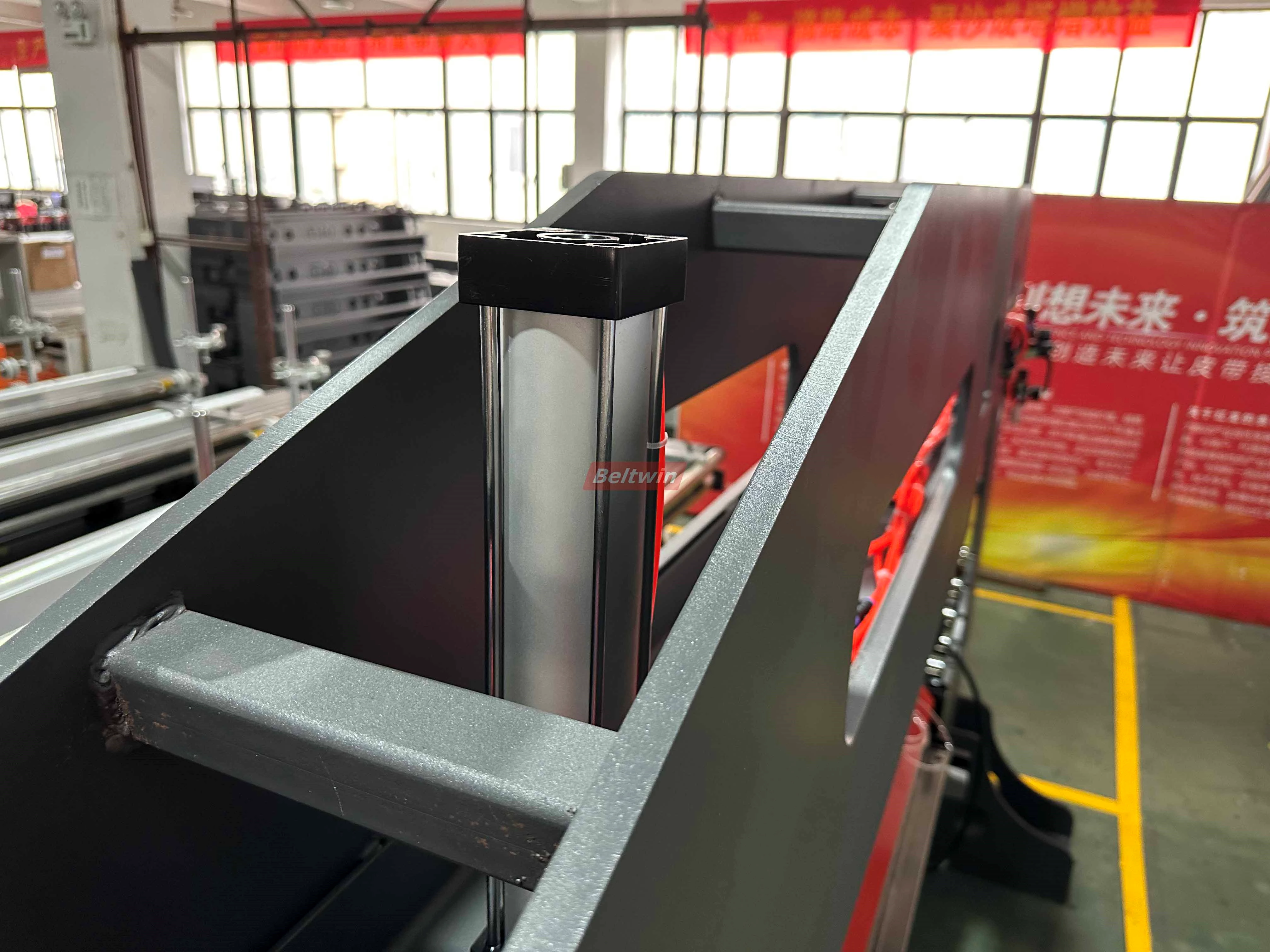Presse d'épissure de refroidissement à l'air Longitudinal Jointing PVC PU Conveyor Belt