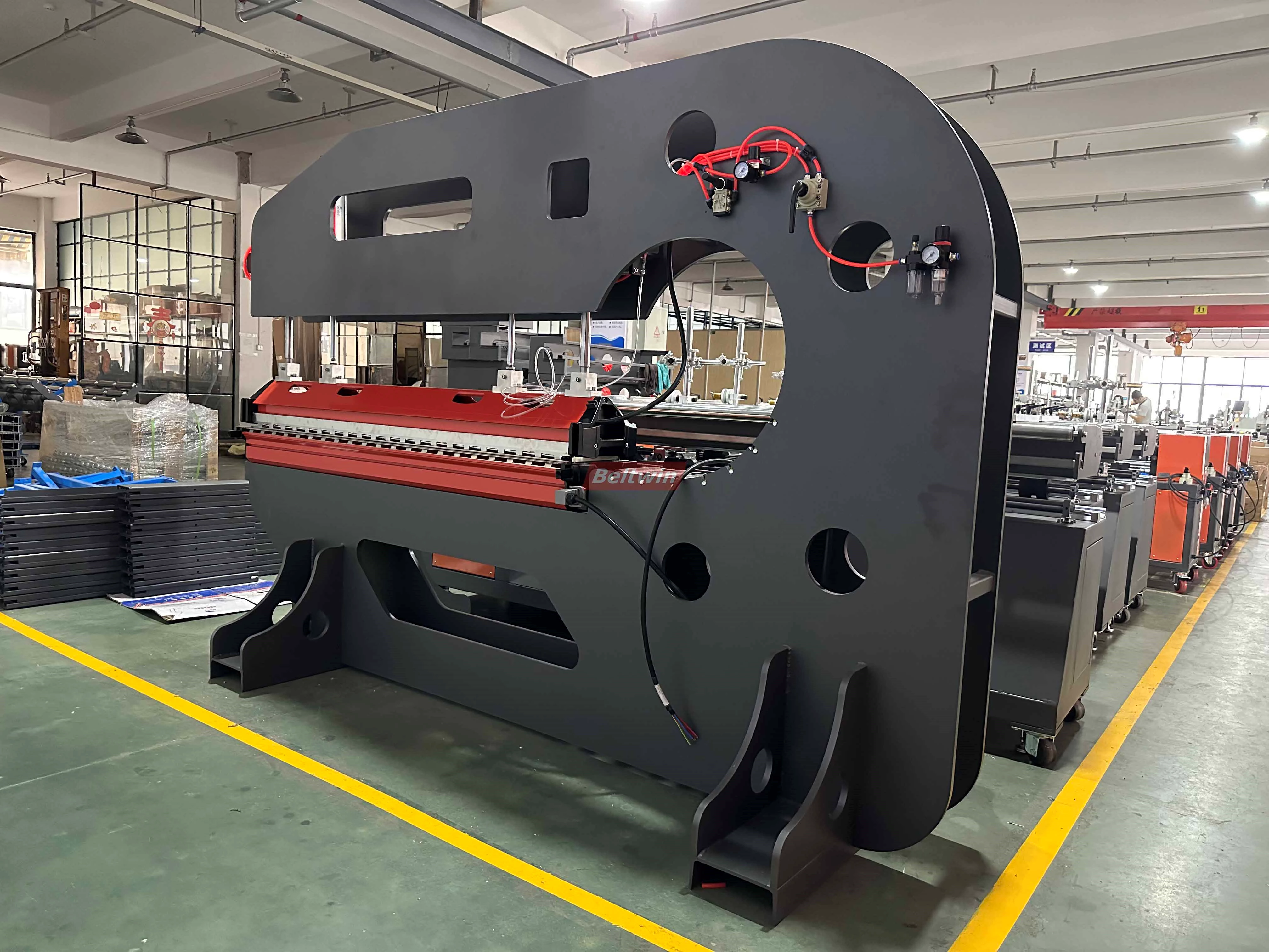 Presse d'épissure de refroidissement à l'air Longitudinal Jointing PVC PU Conveyor Belt