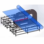 Presse d'épissure de refroidissement à l'air Longitudinal Jointing PVC PU Conveyor Belt